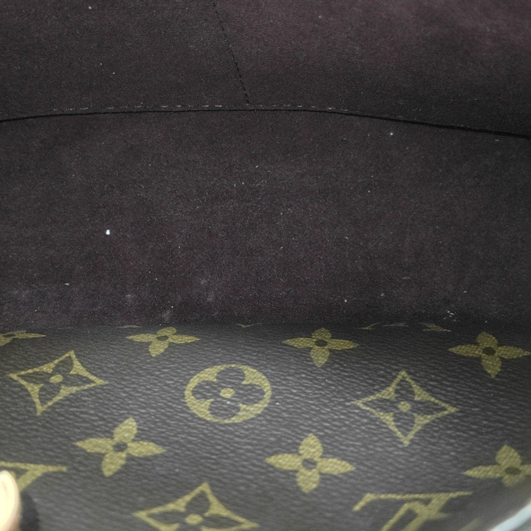 MONTAIGNE BB Monogram Coated Canvas Brown