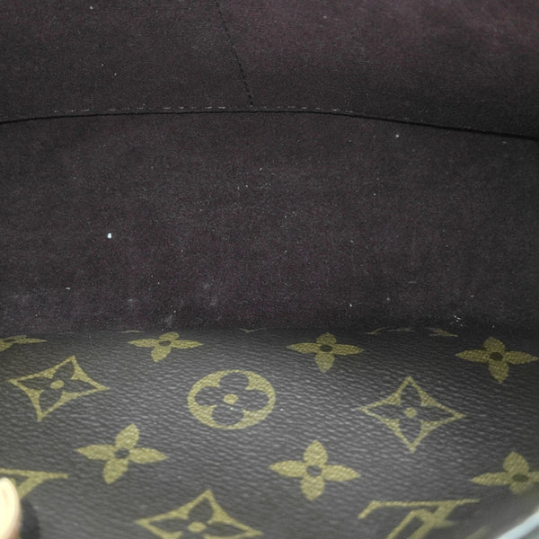 MONTAIGNE BB Monogram Coated Canvas Brown