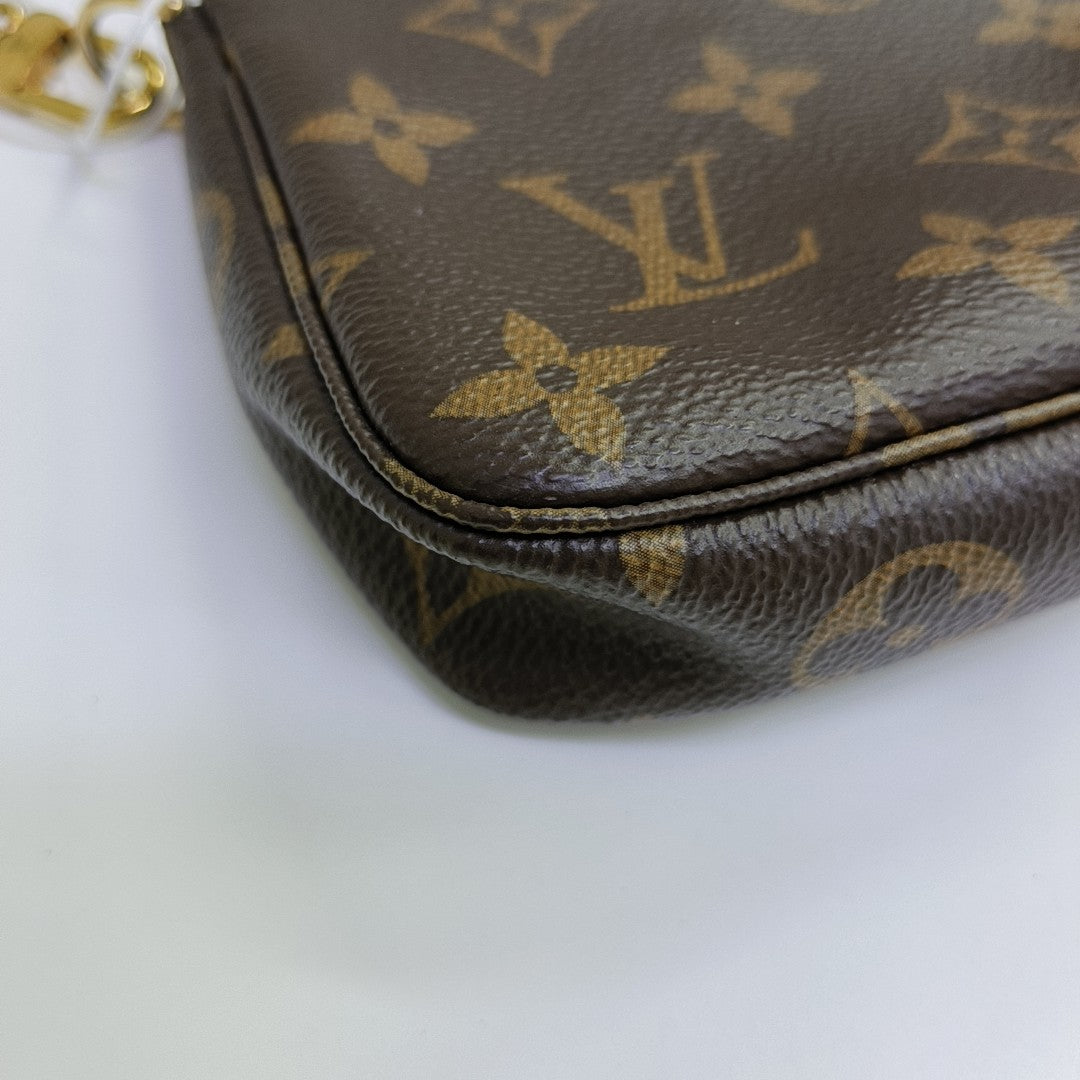 ACCESSOIRES Mini Monogram Coated Canvas Brown