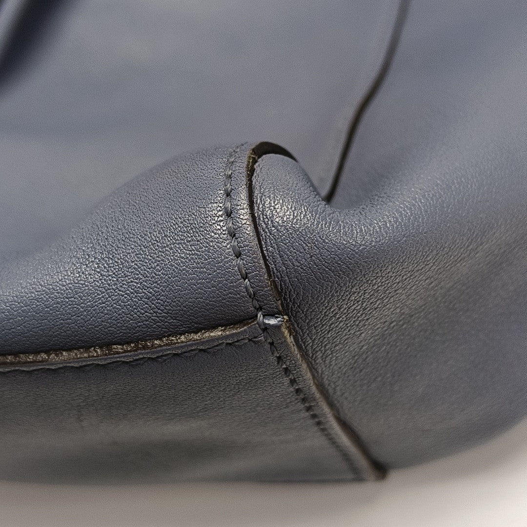 Calfskin Tote Bag Blue