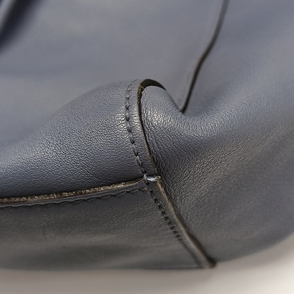 Calfskin Tote Bag Blue