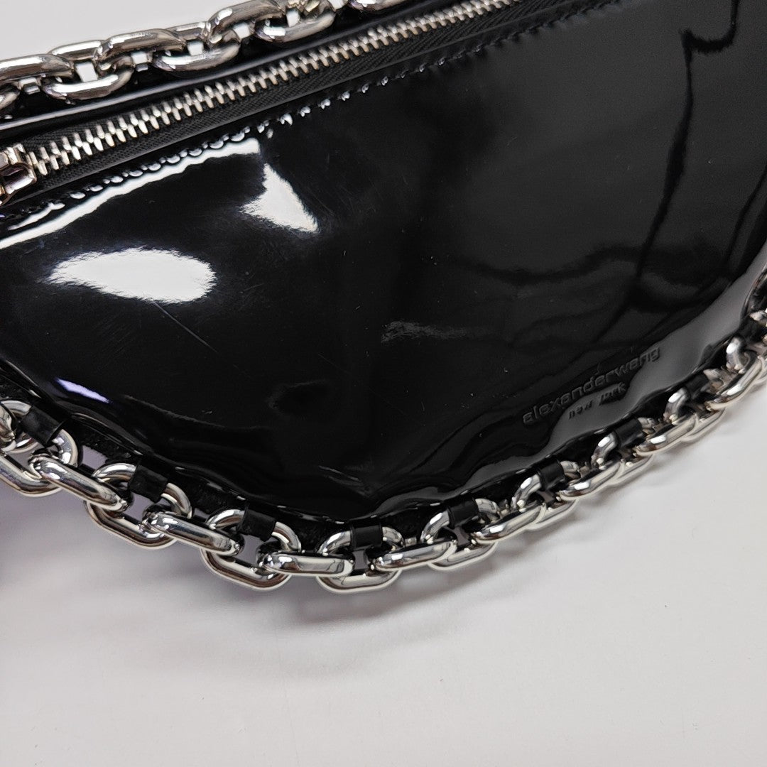 Fabric Shoulder Bag Black