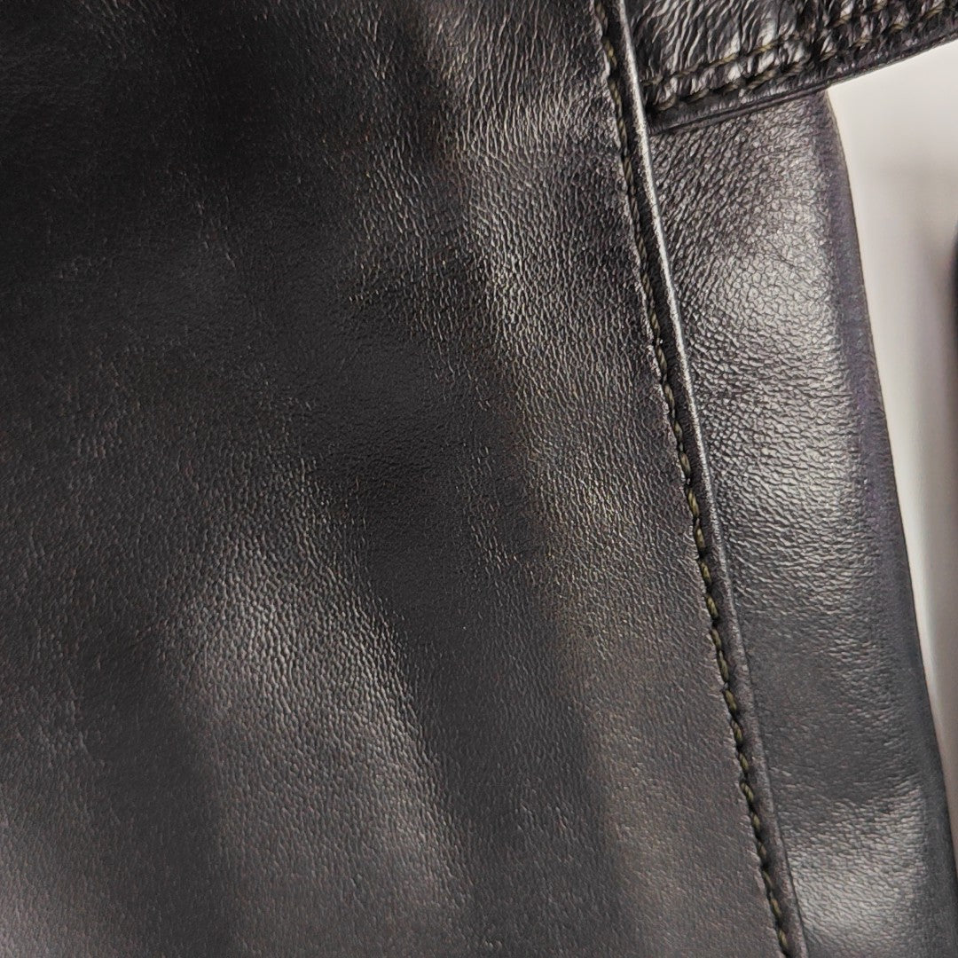 Lambskin Shoulder Bag Black