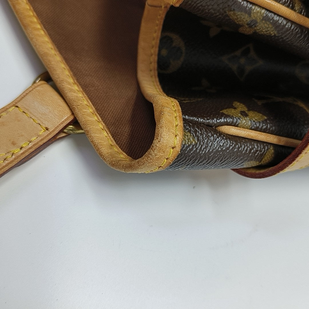 BATIGNOLLES MM Monogram Coated Canvas Brown