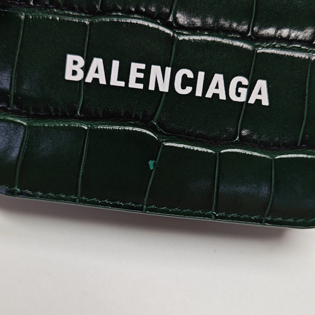 Cash Calfskin Green Wallet