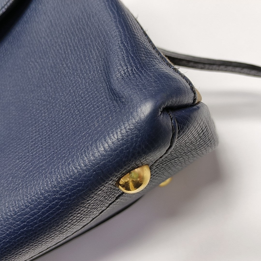 Calfskin Tote Bag Blue