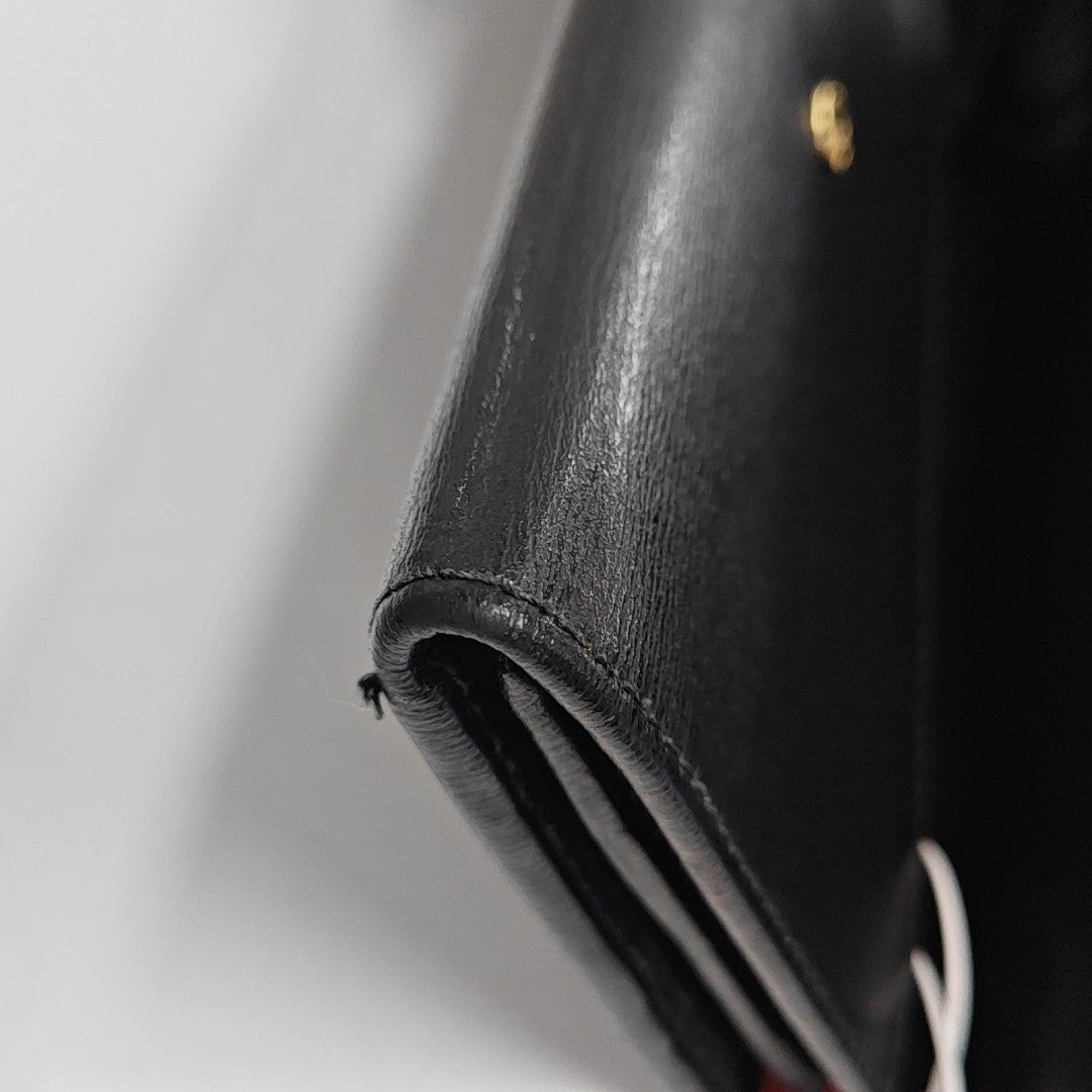 City Calfskin Black Wallet
