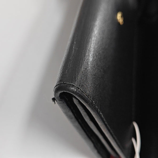 City Calfskin Black Wallet