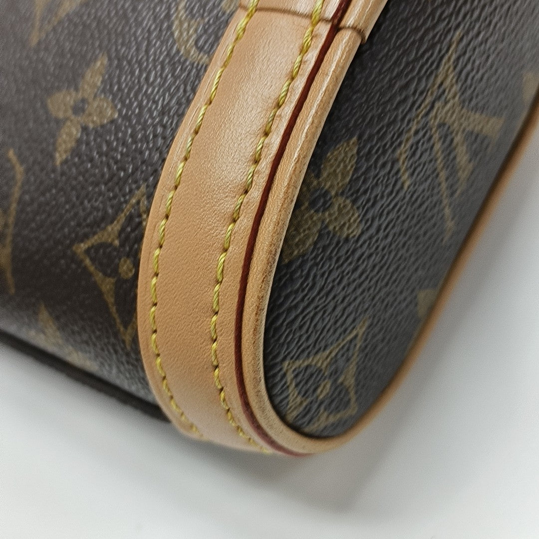 FOLD ME Monogram Coated Canvas Brown