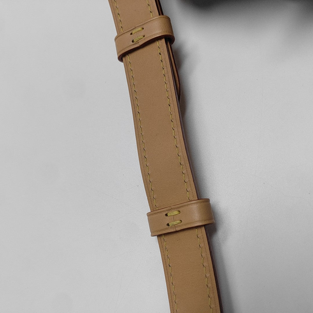 ALL IN BB Monogram Coated Canvas Brown