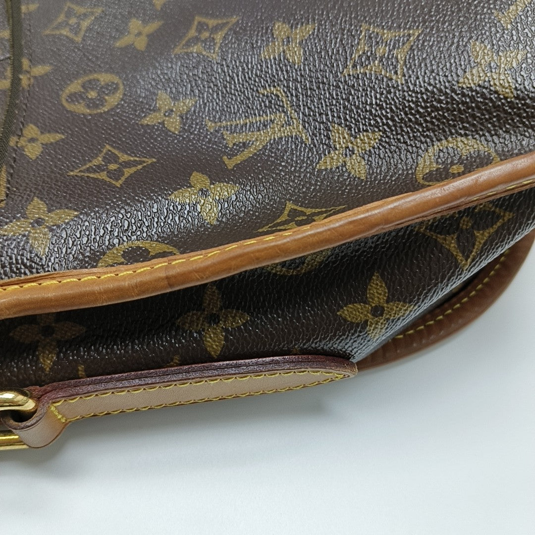 MENILMONTANT MM Monogram Coated Canvas Brown