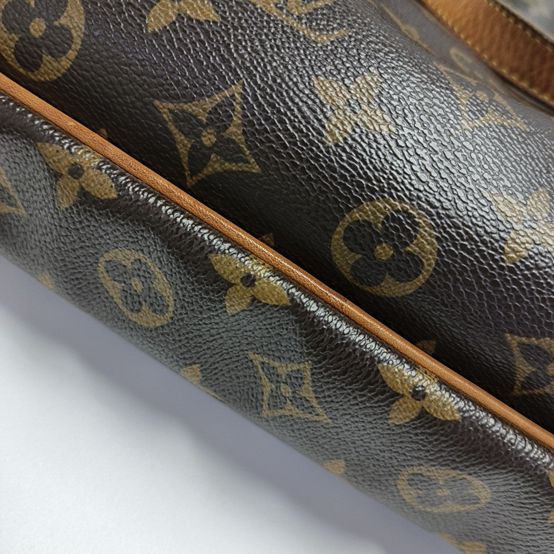 ODEON Monogram Coated Canvas Brown