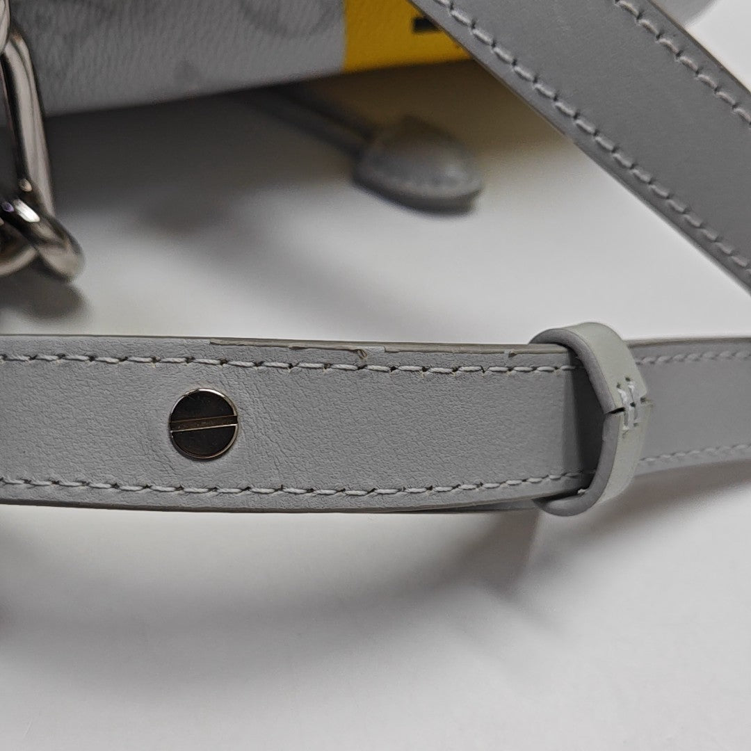 CHALK Monogram Coated Canvas Gray