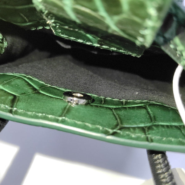 Shopping Bag Calfskin Green