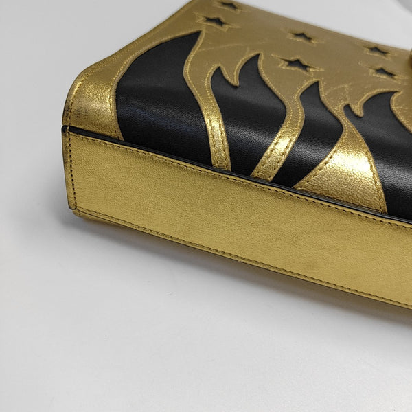 Calfskin Clutch Gold