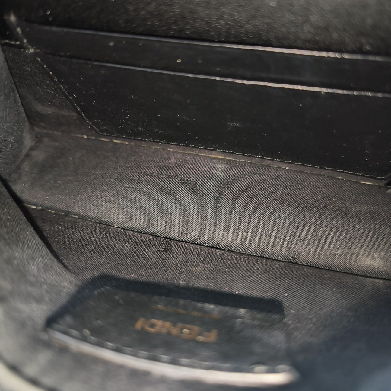 Double Micro Calfskin Black