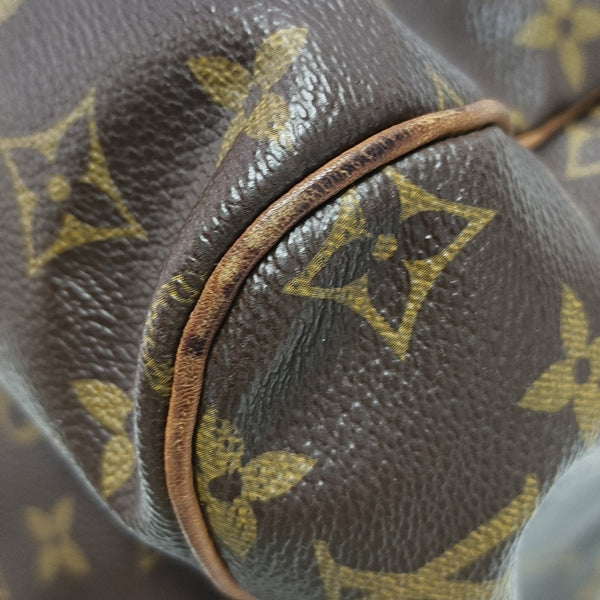 SPEEDY 30 Monogram Coated Canvas Brown