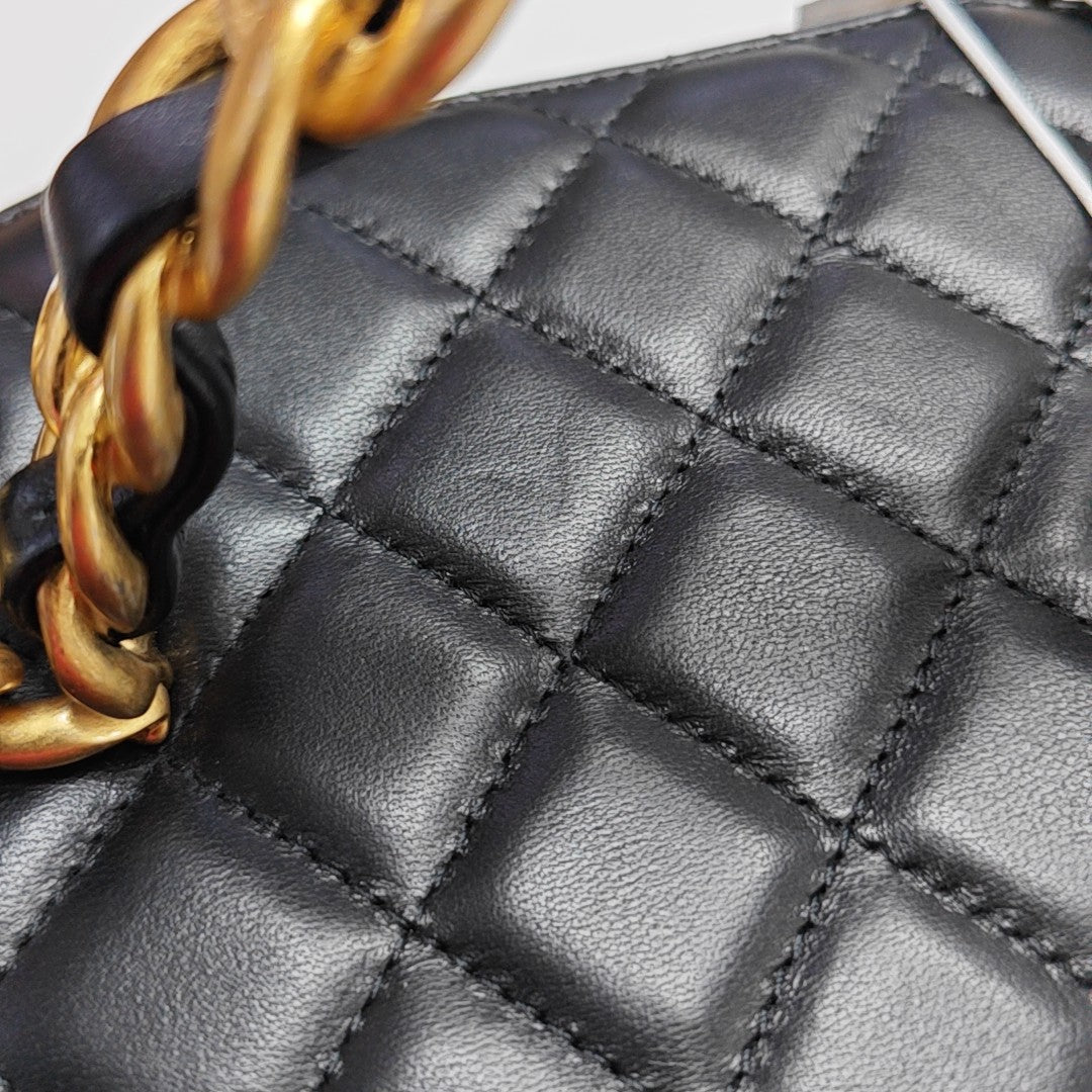 Quilted Lambskin Black