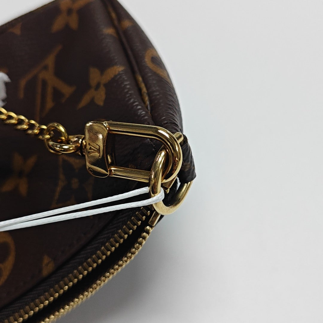 ACCESSOIRES Mini Monogram Coated Canvas Brown
