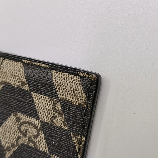 Retro Monogram Coated Canvas Beige Card Holder