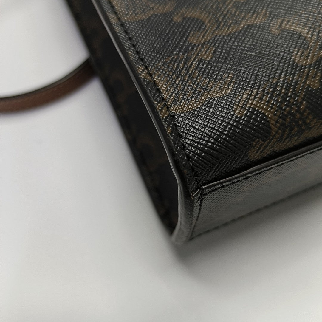 CABAS CELINE Mini Coated Canvas Brown