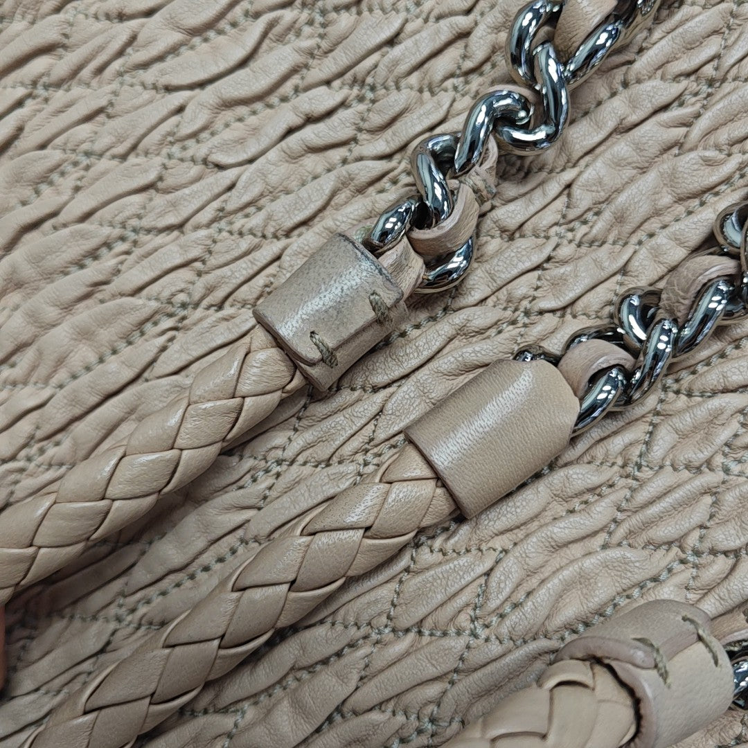 Quilted Lambskin Tote Bag Pink