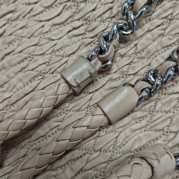 Quilted Lambskin Tote Bag Pink