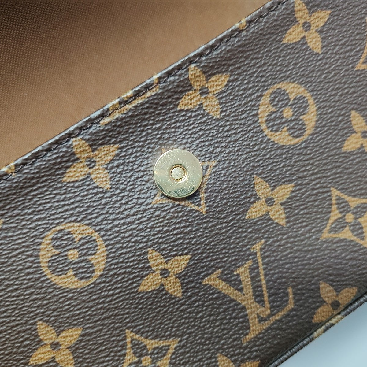 IVY Monogram Coated Canvas Brown