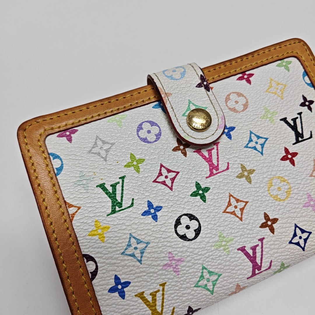 LV × TM VIENNOIS Monogram Coated Canvas White Wallet