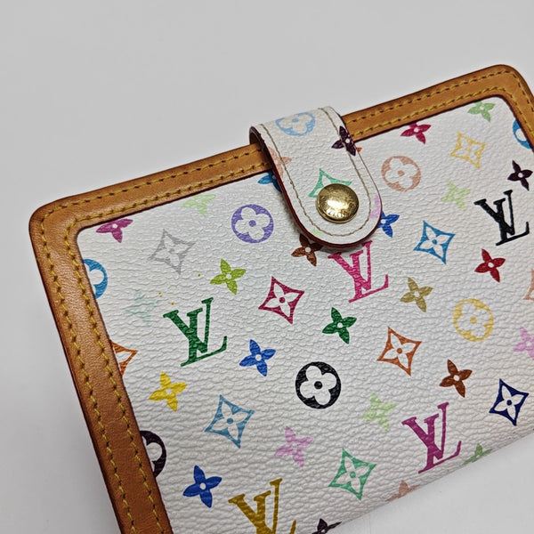LV × TM VIENNOIS Monogram Coated Canvas White Wallet