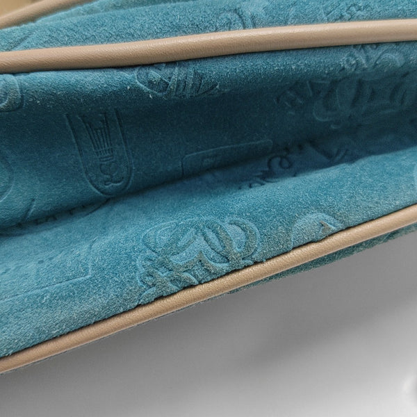 Suede Shoulder Bag Blue