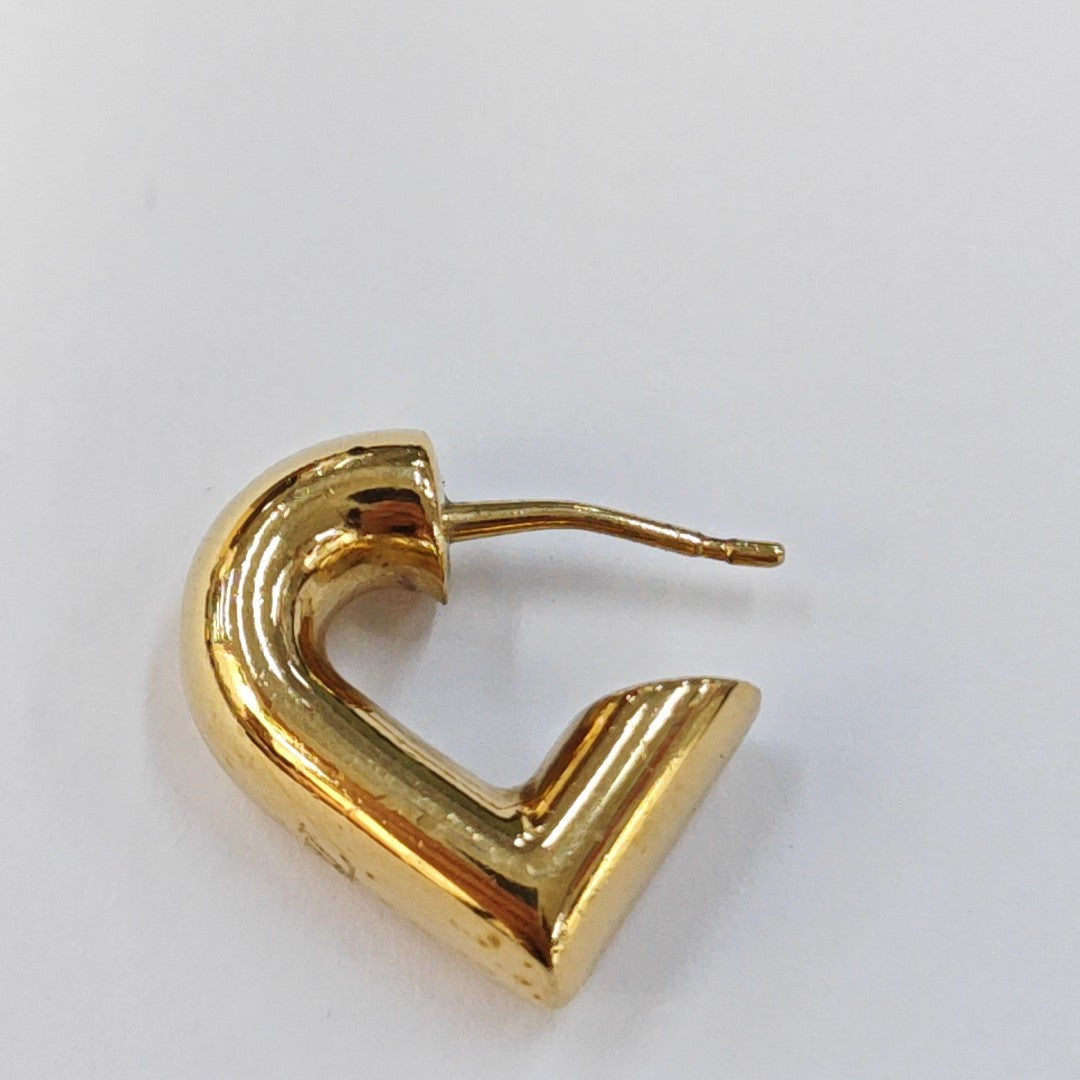 Metal Gold Stud Earrings