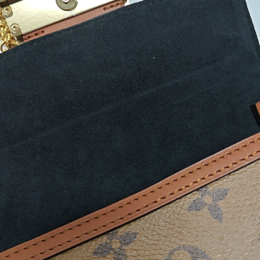 DAUPHINE WOC Monogram Coated Canvas Brown