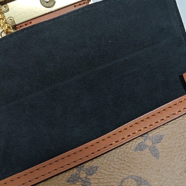 DAUPHINE WOC Monogram Coated Canvas Brown