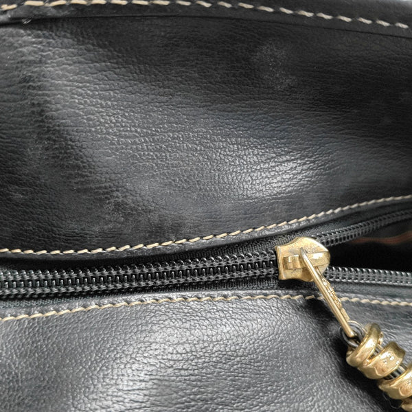 Calfskin Shoulder Bag Brown