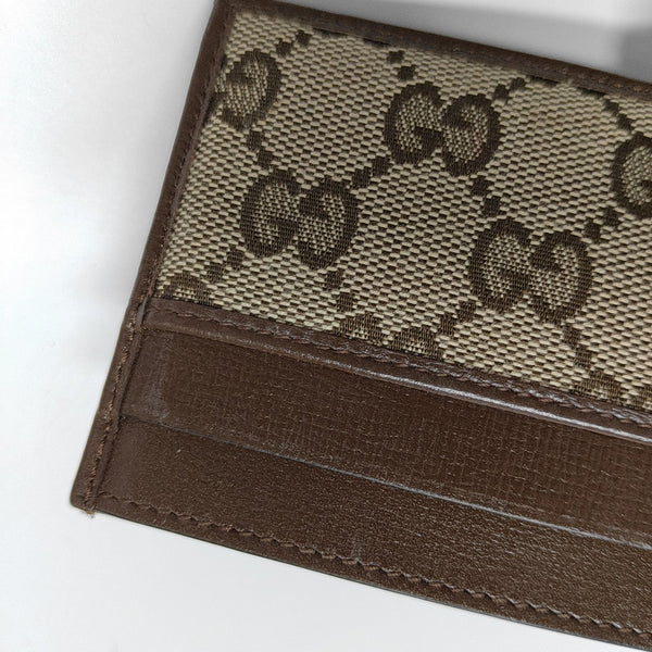 The Hacker Project Monogram Canvas Beige Card Holder