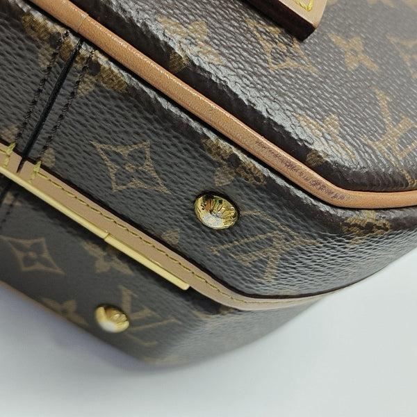 BOITE CHAPEAU PM Monogram Coated Canvas Brown