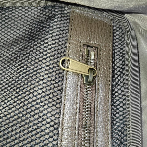 Ophidia Medium Monogram Coated Canvas Beige