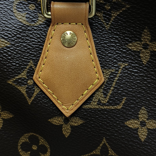 SPEEDY 30 Monogram Coated Canvas Brown