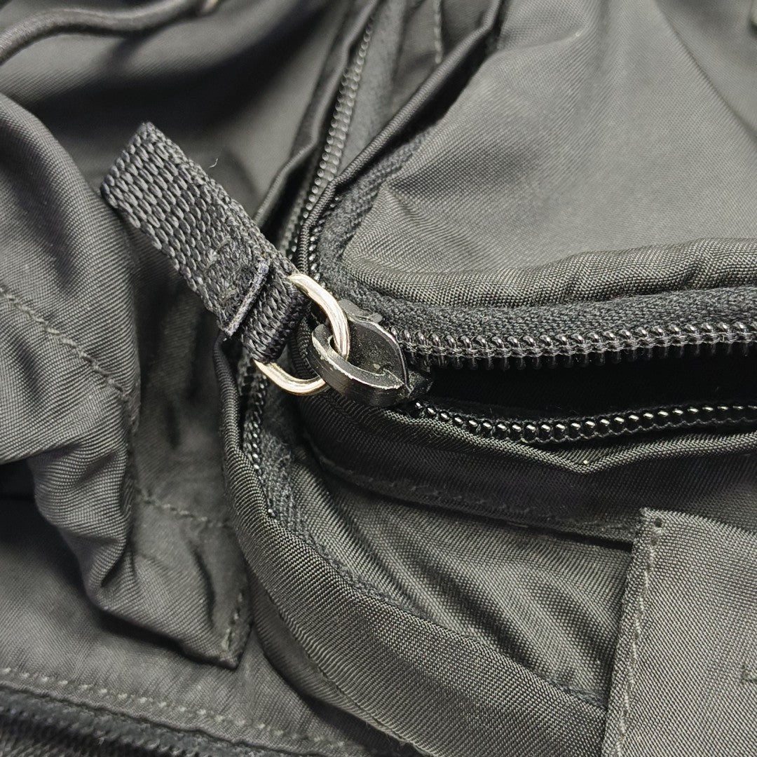 Nylon Crossbody Bag Black