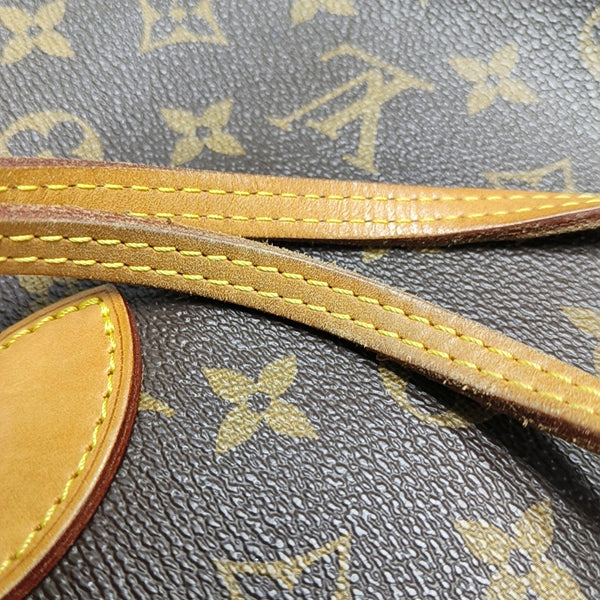 NEVERFULL GM Monogram Coated Canvas Brown