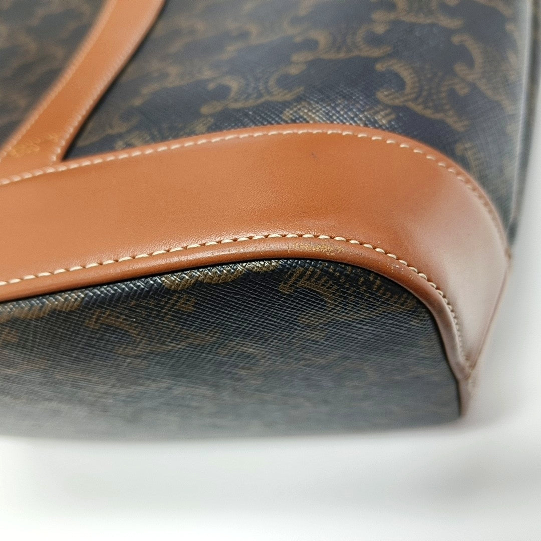 TRIOMPHE CANVAS Small Coated Canvas Brown