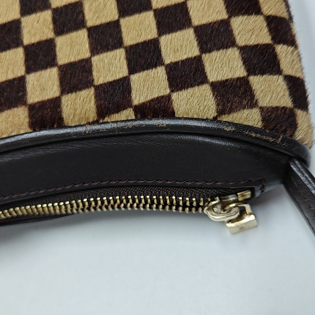 TIGRE Damier Ebene Horsehair Brown