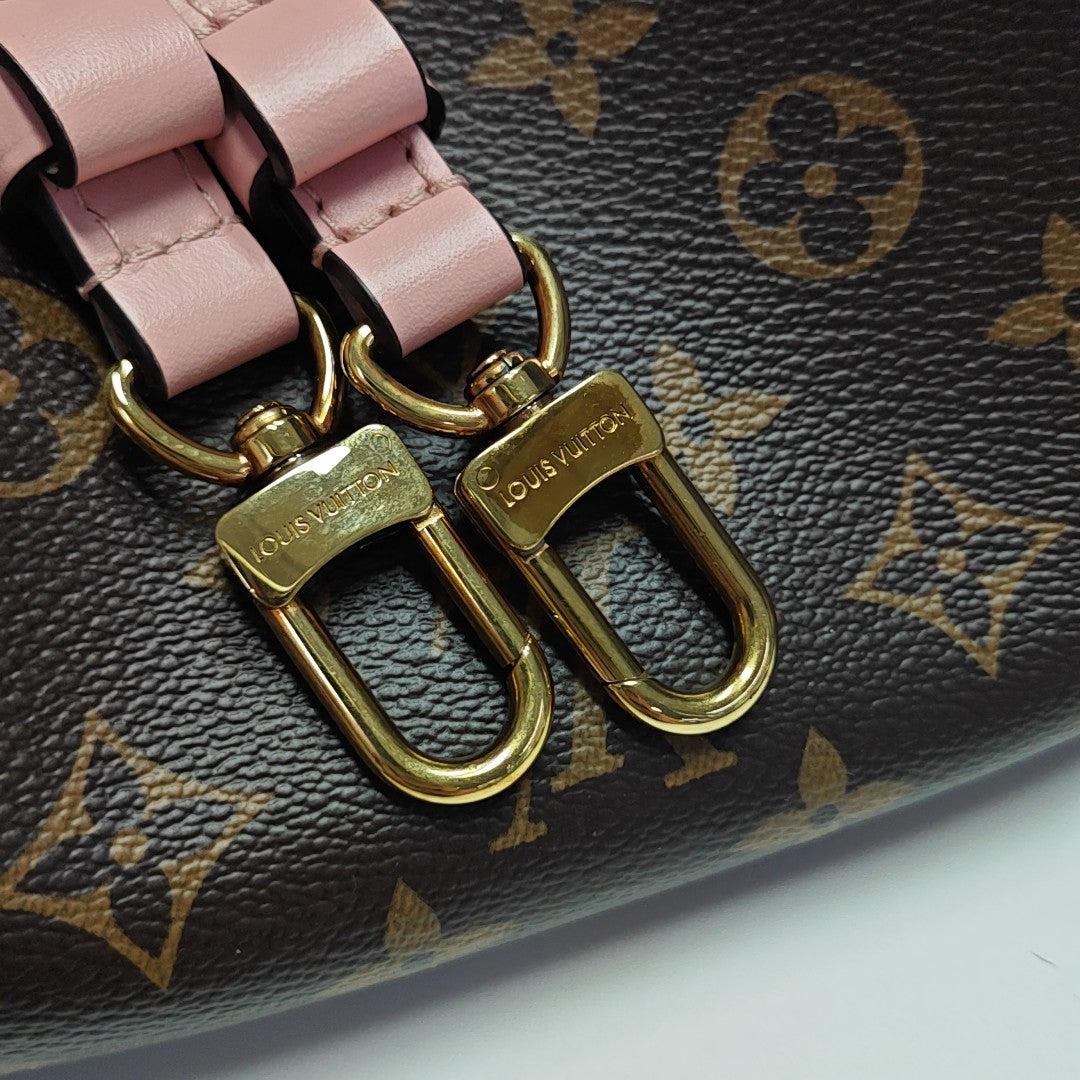 NÉONOÉ MM Monogram Coated Canvas Brown