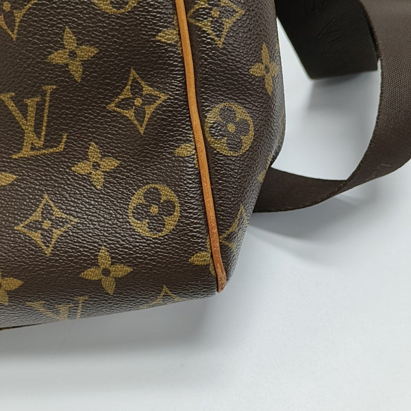 VALMY Monogram Coated Canvas Brown