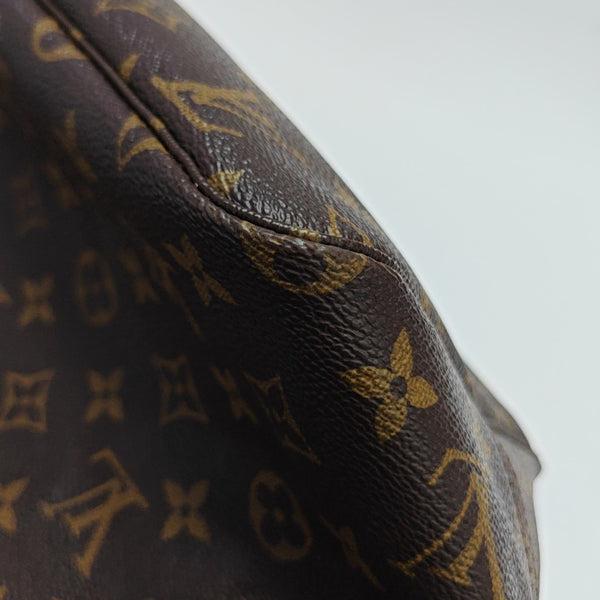 NEVERFULL GM Monogram Coated Canvas Brown
