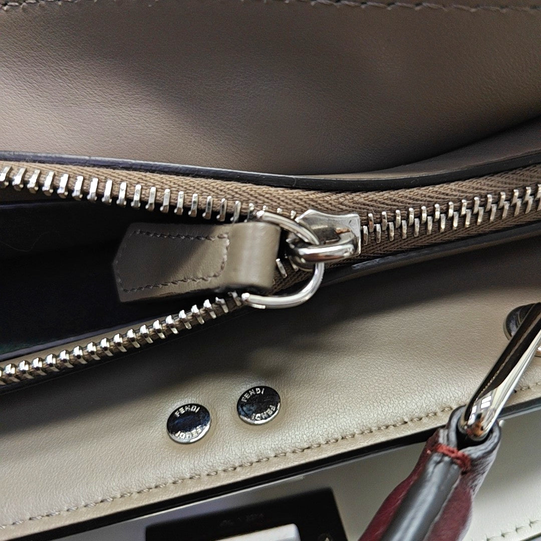Peekaboo Calfskin Red