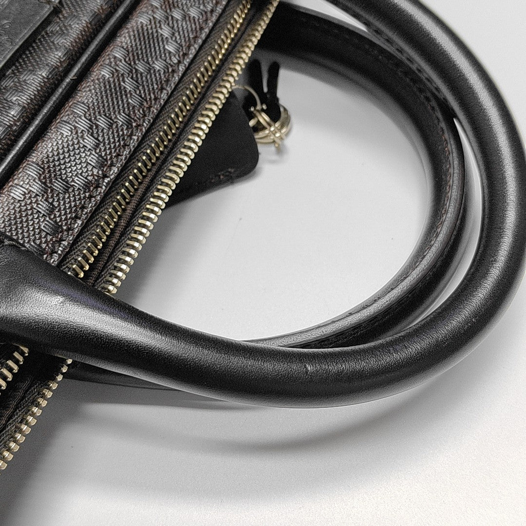 Calfskin Shoulder Bag Brown