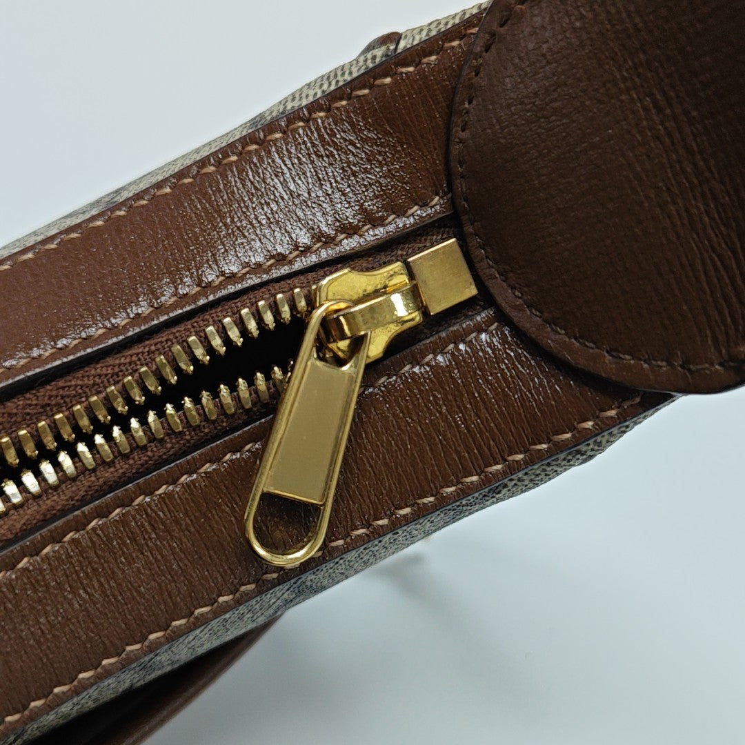 Retro Monogram Coated Canvas Brown