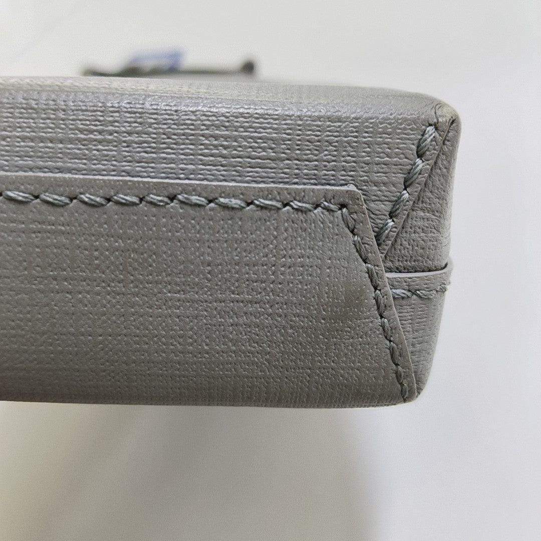 Shopping Bag Calfskin Gray
